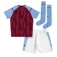 Dětský fotbalový dres Aston Villa 2023-24 Domácí Krátký Rukáv (+ trenýrky)